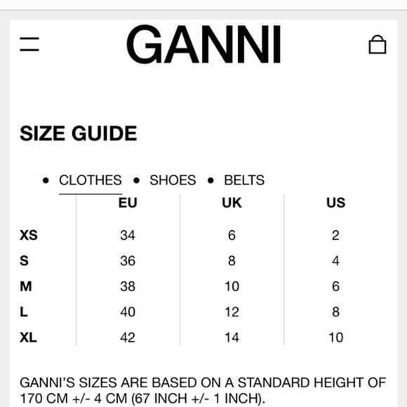 GANNI Size 40/ US Large Floral Print Pleated Georgette Babydoll Mini Dress - Picture 13 of 14